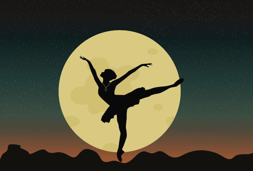 Danseuse et la lune
